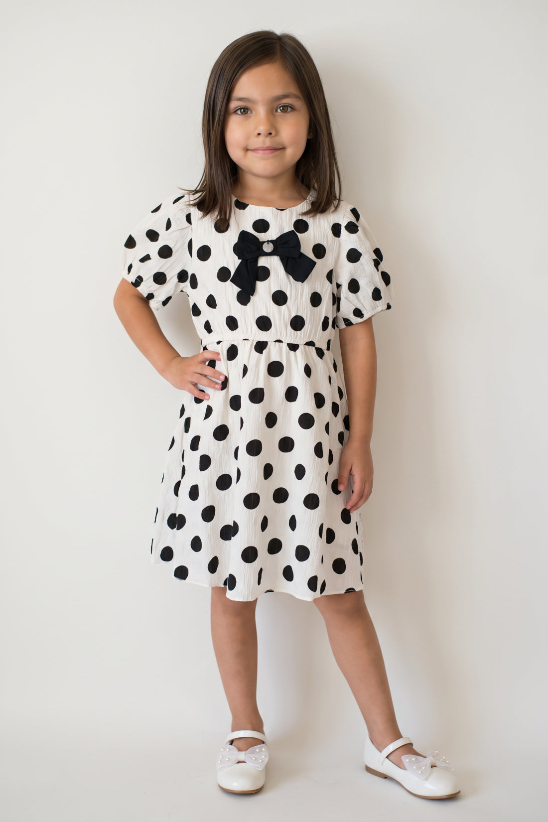 Multi Chiffon Print Button Front Half Sleeve Dress