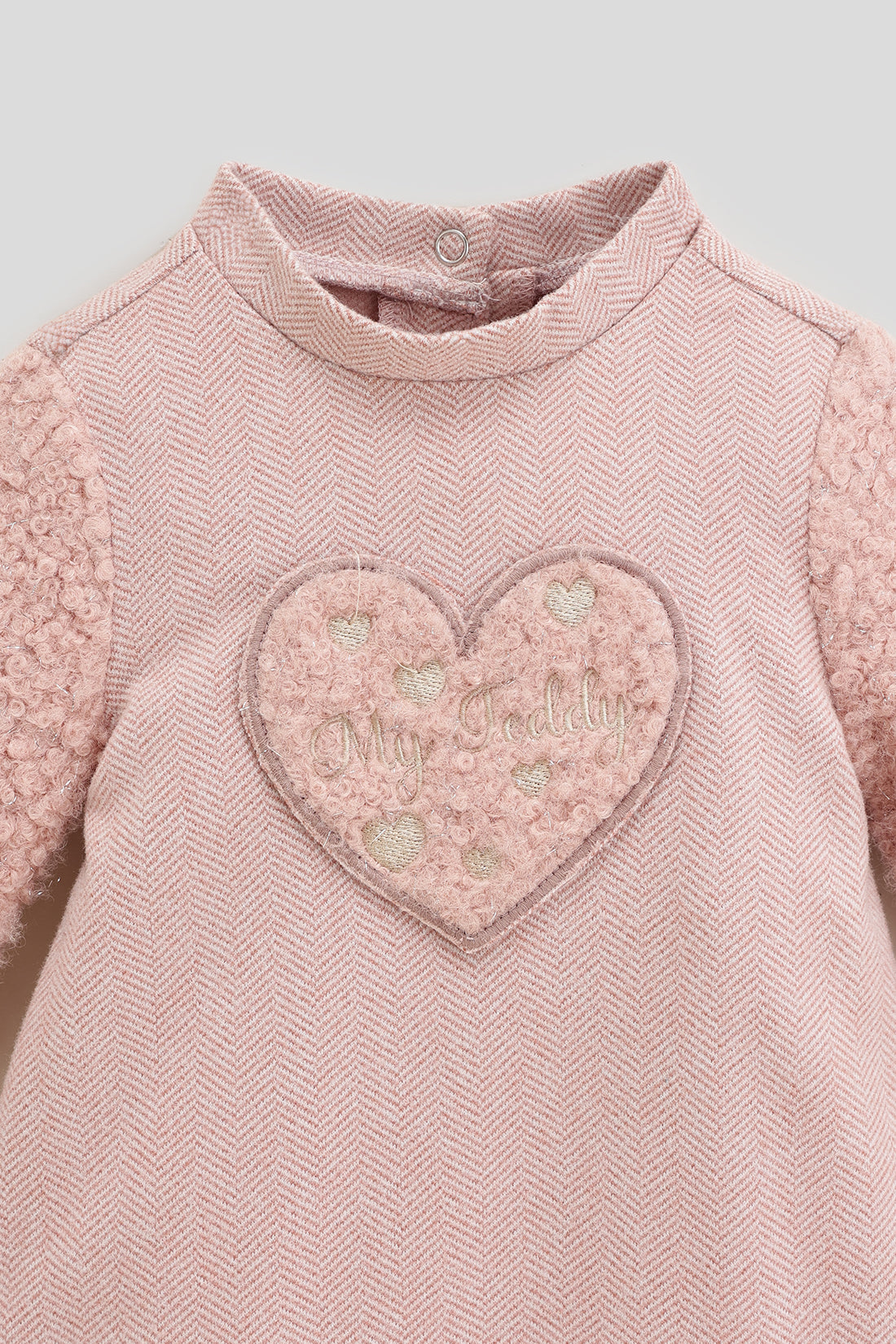 Baby Girls Rust Dress – Full Sleeves