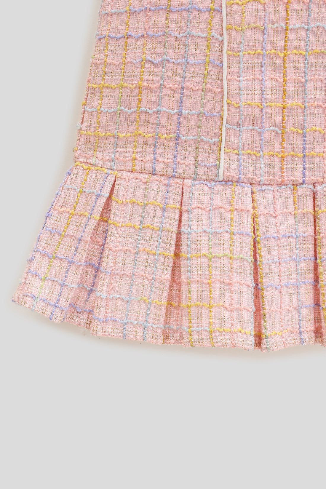 Baby Girls Pink Boucle Dress