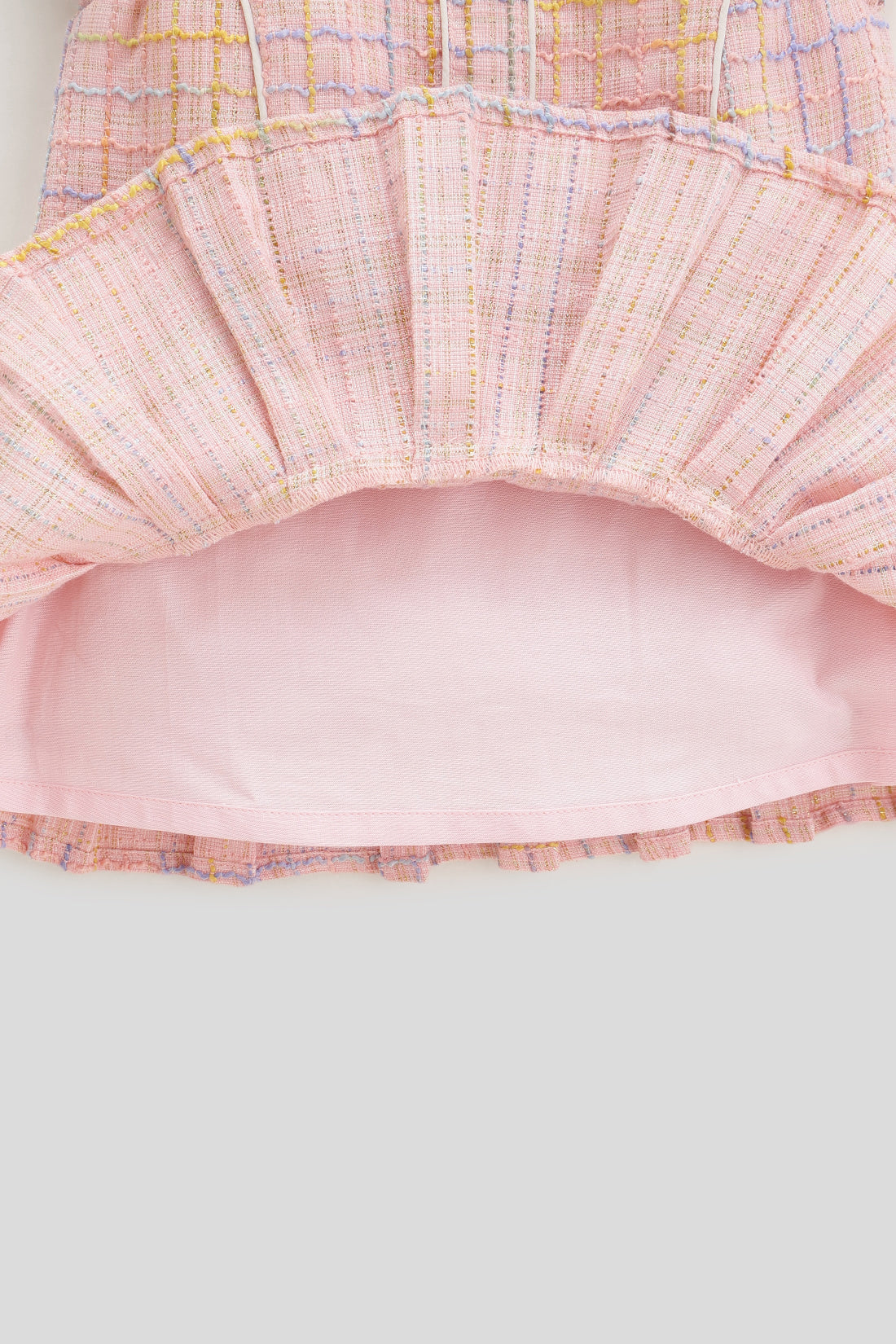 Baby Girls Pink Boucle Dress | One Friday