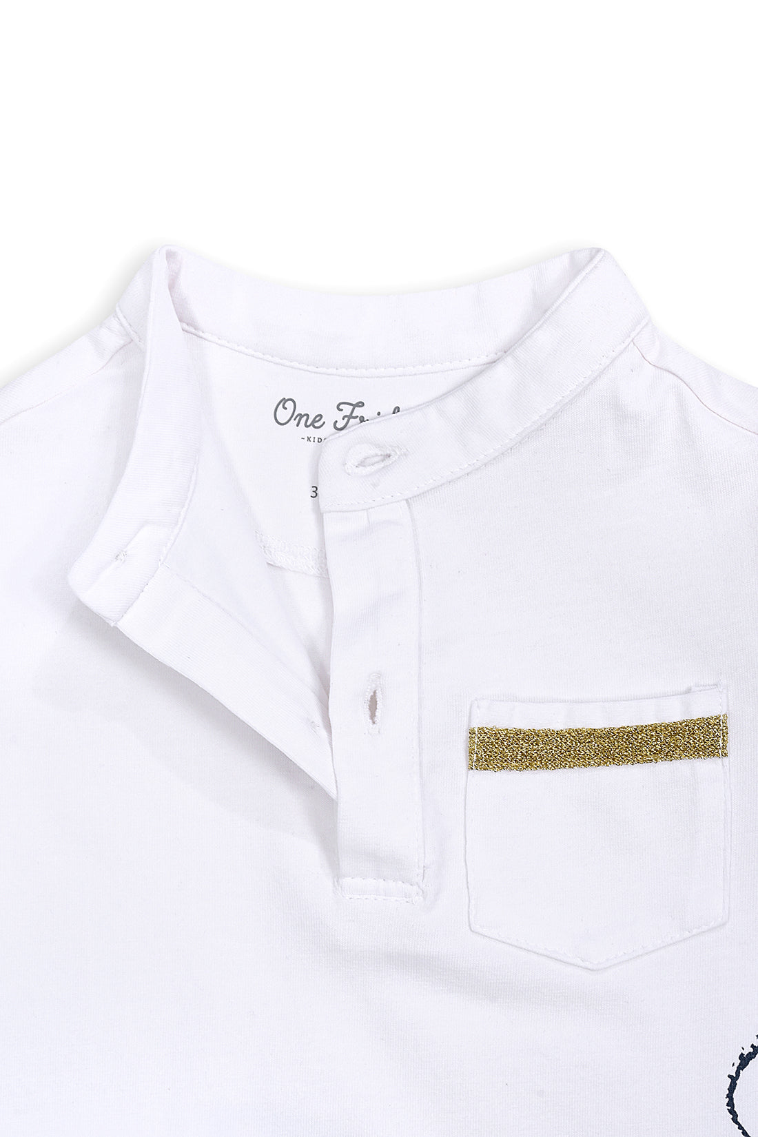 One Friday Off White Printed T-shirt