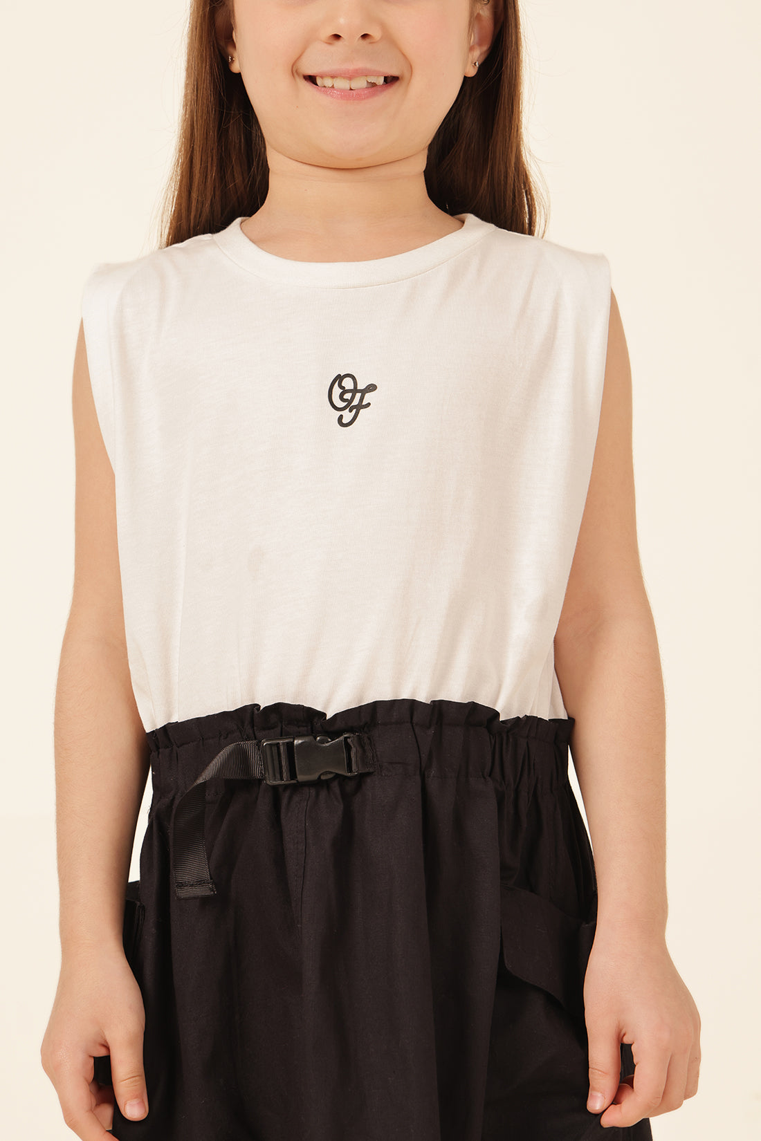 Girls Multi Printed Cotton Jersey Dress