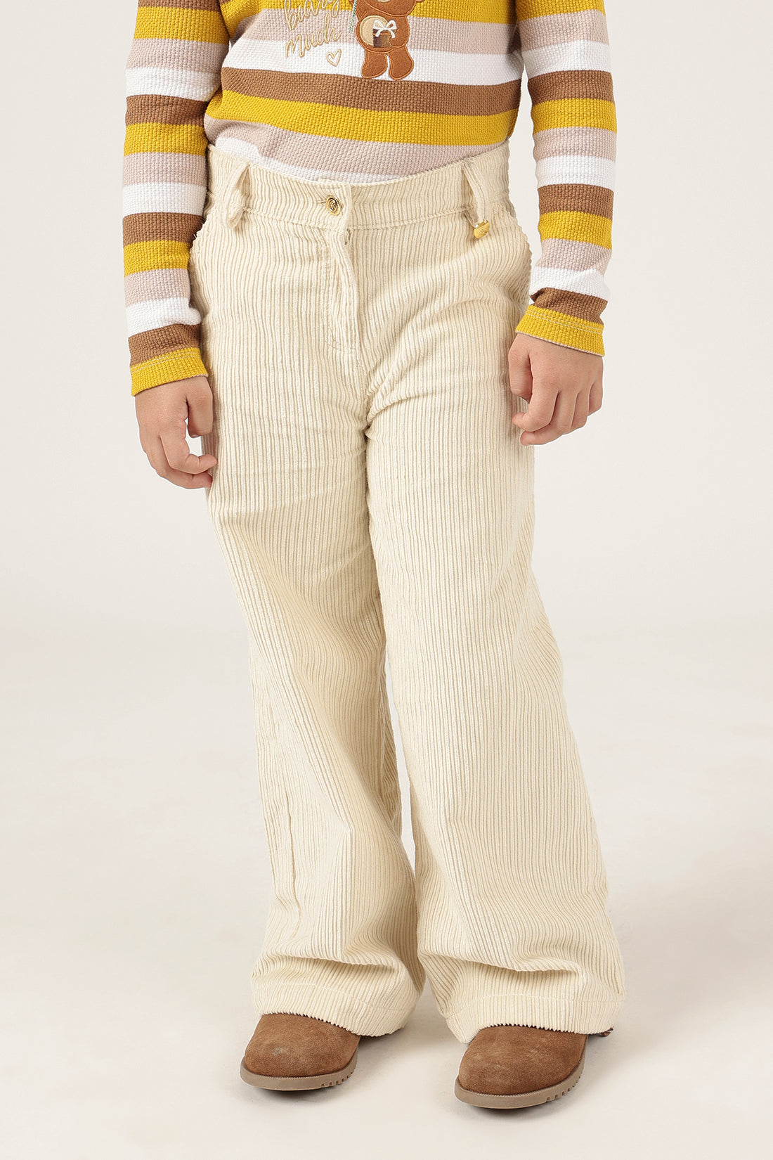 Girls Off White Trouser