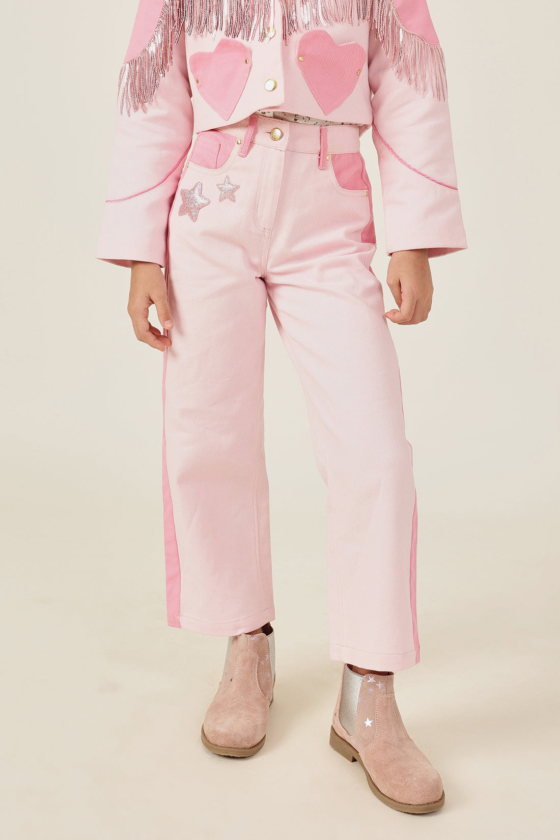 Girls Pink Trouser