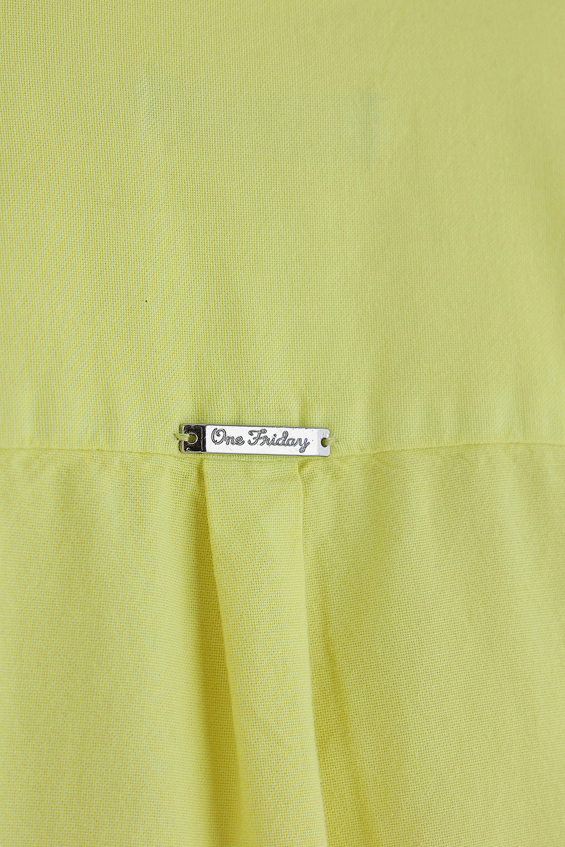 Boys Yellow Full Sleeve Solid Shirt by One Friday
