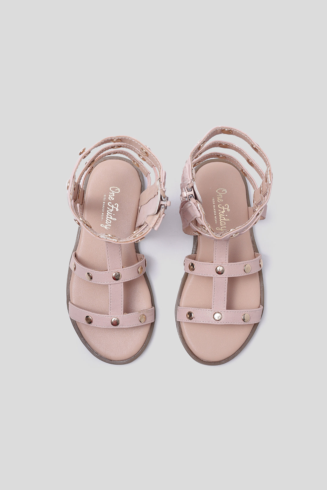 One Friday Girls Sand Solid Sandal