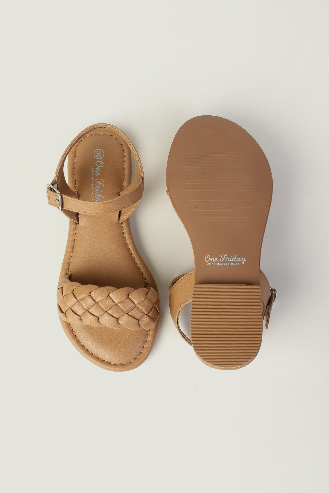 Buy Tan Sandals for Girls | Beautiful Kids Sandals Online