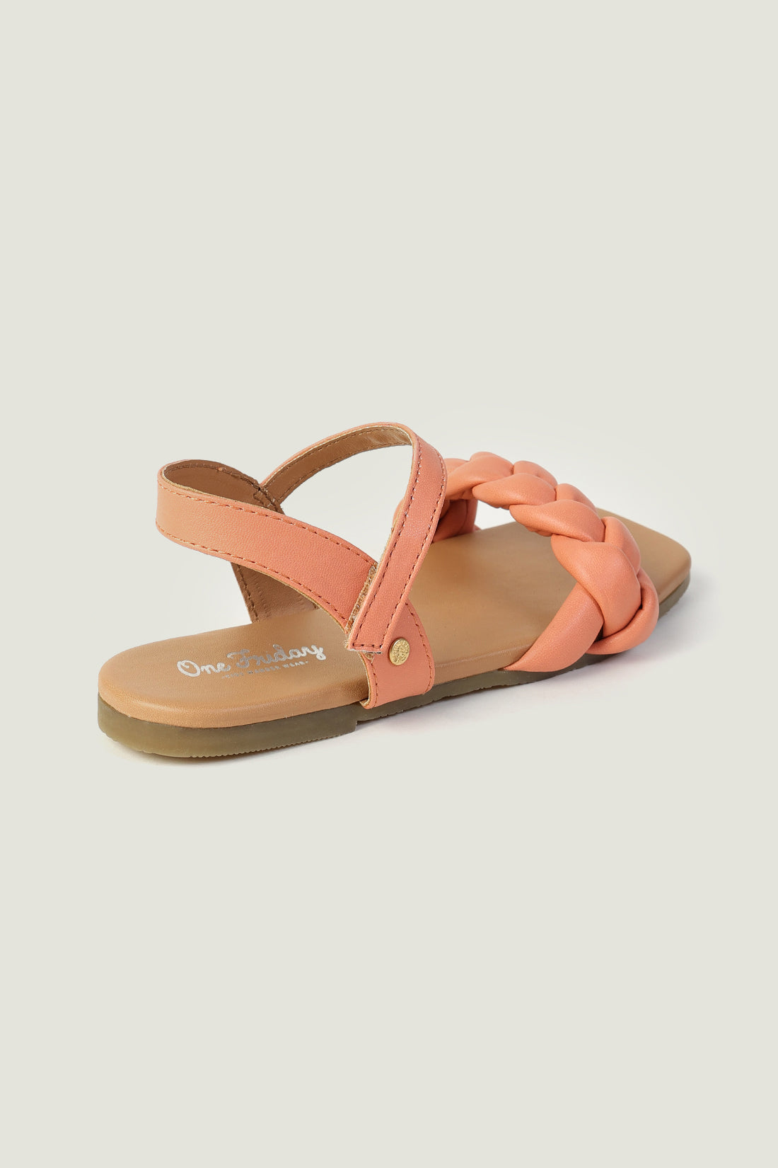 Orange Braided Sandals | Girls' Sandals – One Friday