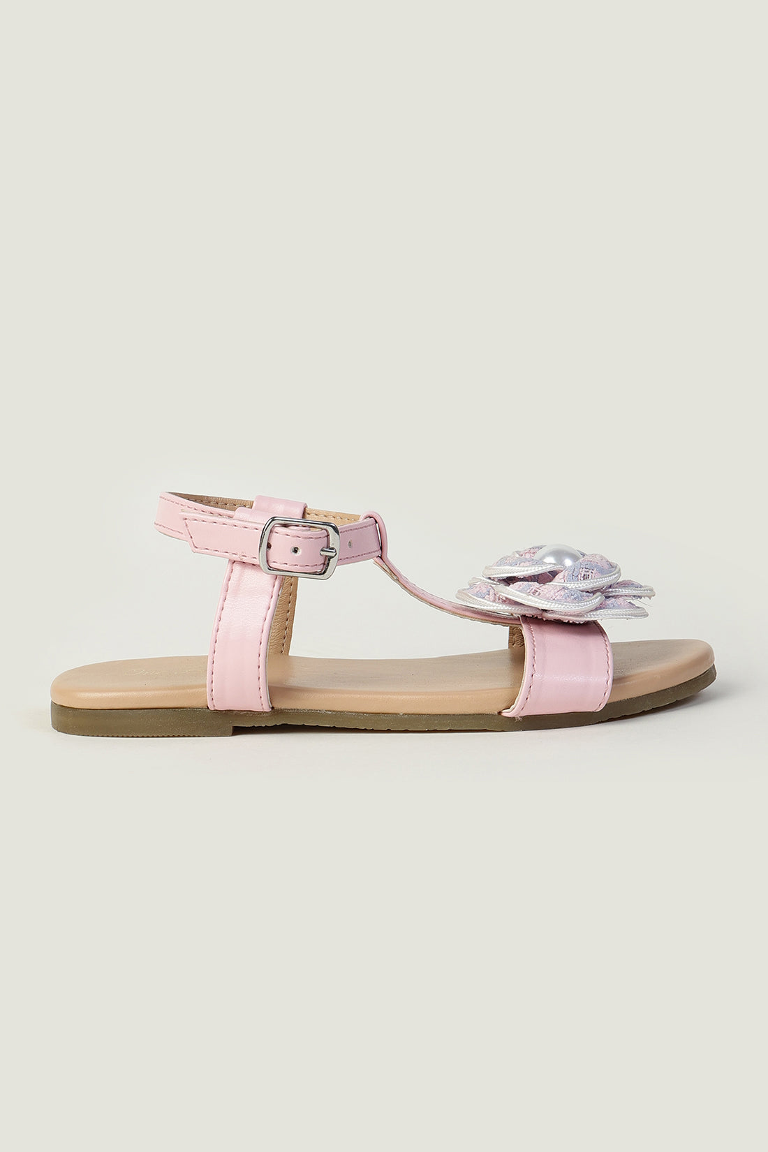 Buy Pink Open-Toe Sandals For Girls | One Friday