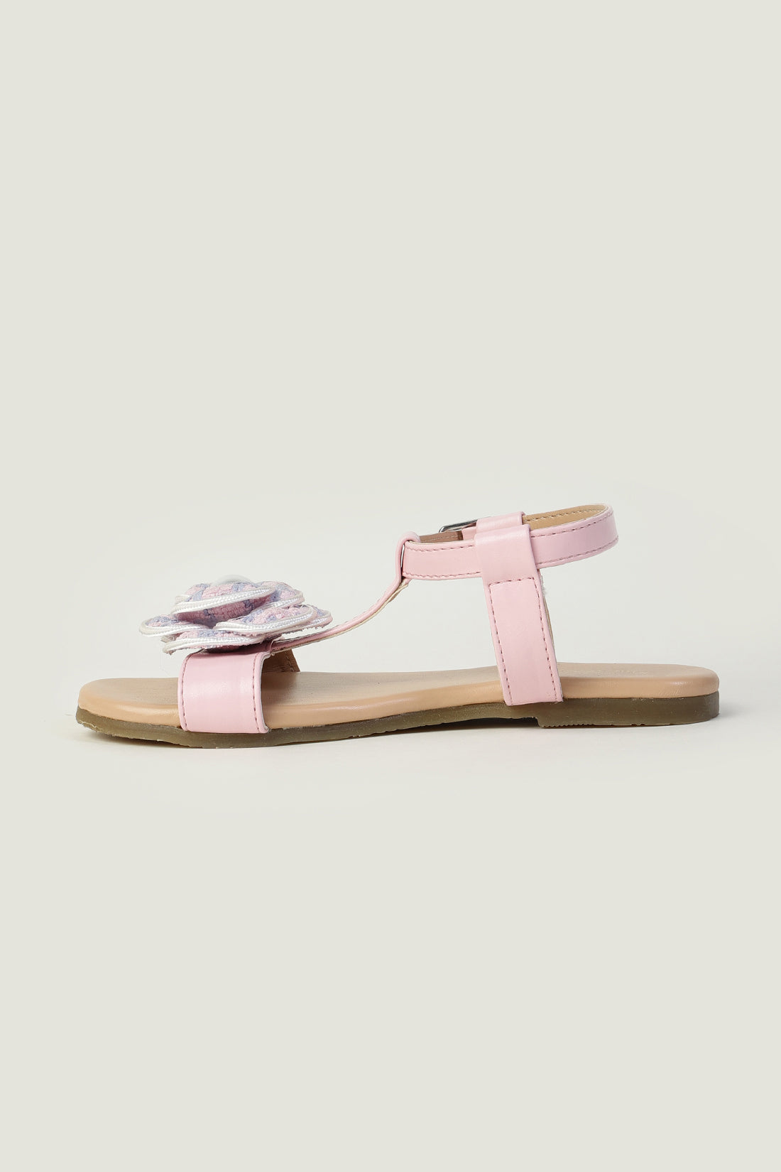 Buy Pink Open-Toe Sandals For Girls | One Friday