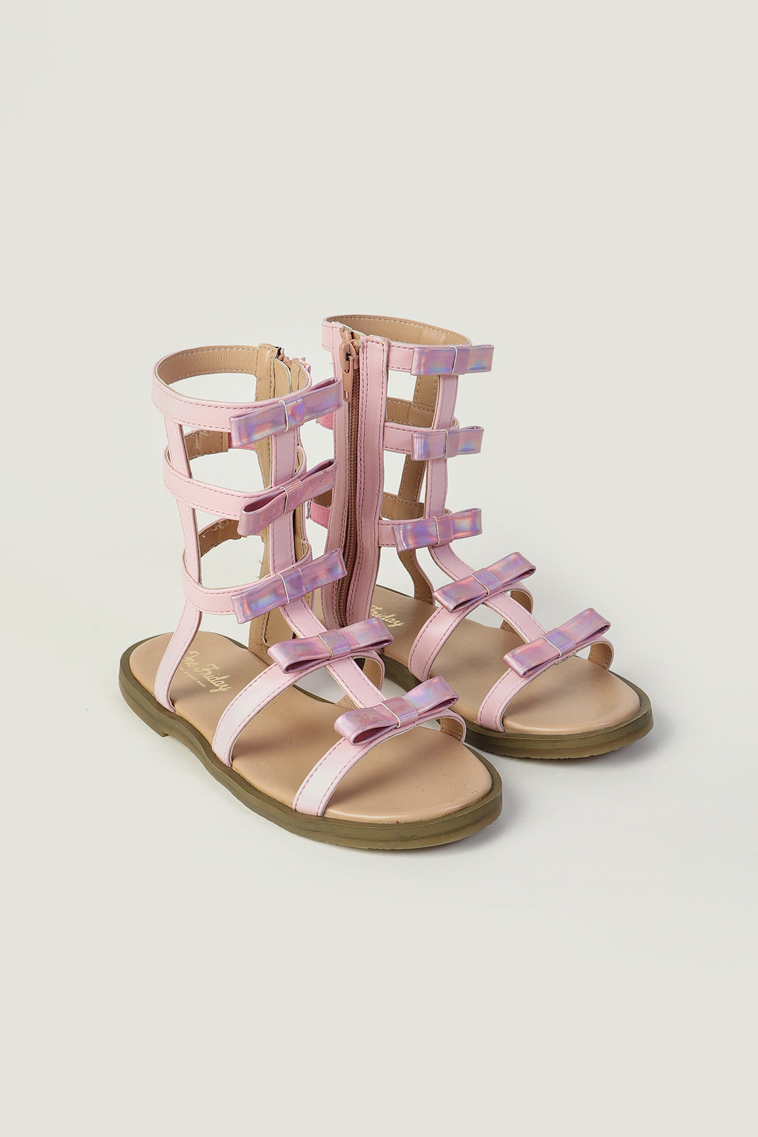 Buy Pink Flat Sandals for Girls Online | One Friday