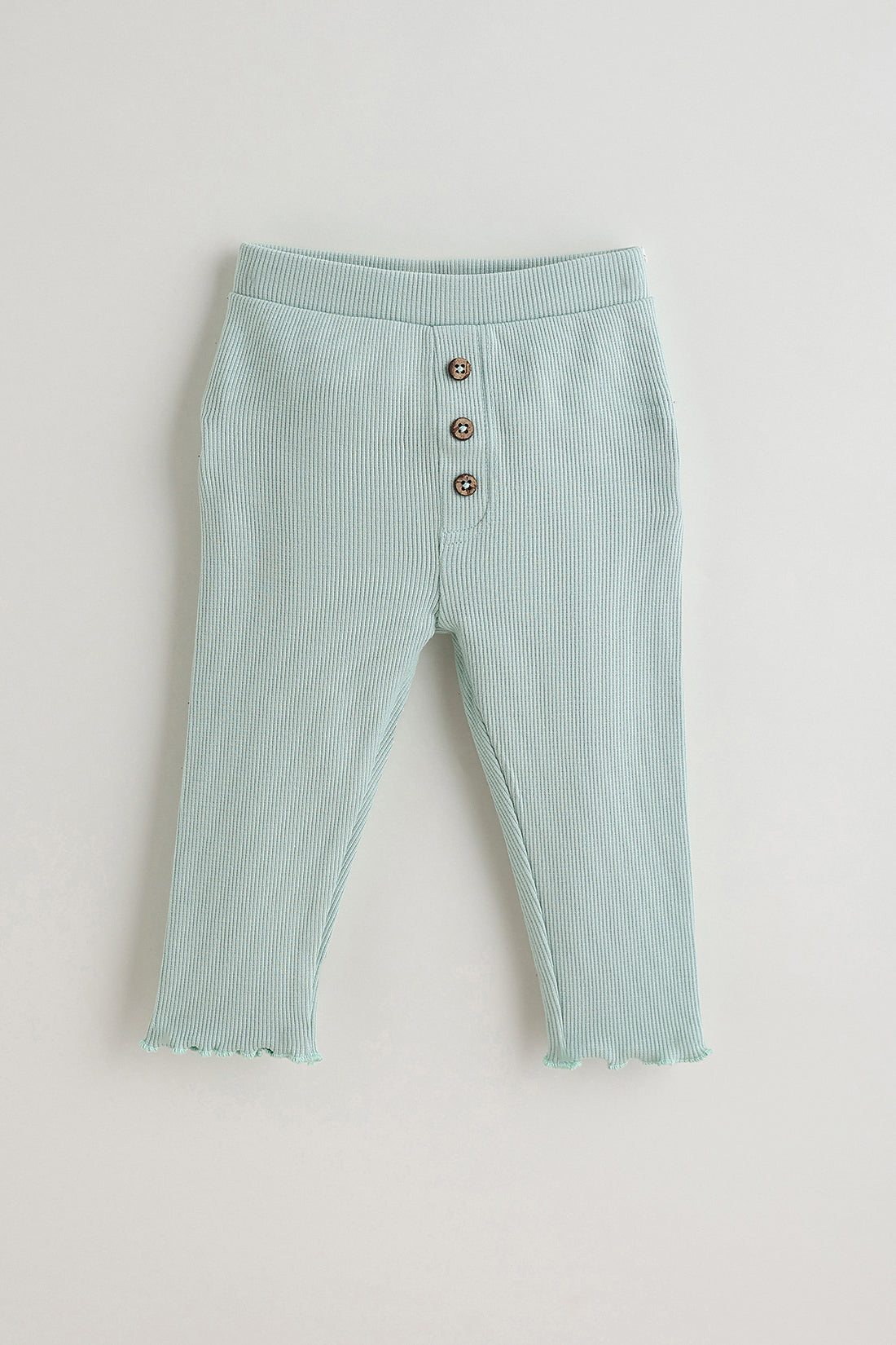 Kids Girls Peach Regular Fit Full Sleeve Solid Top with Leggings by One Friday