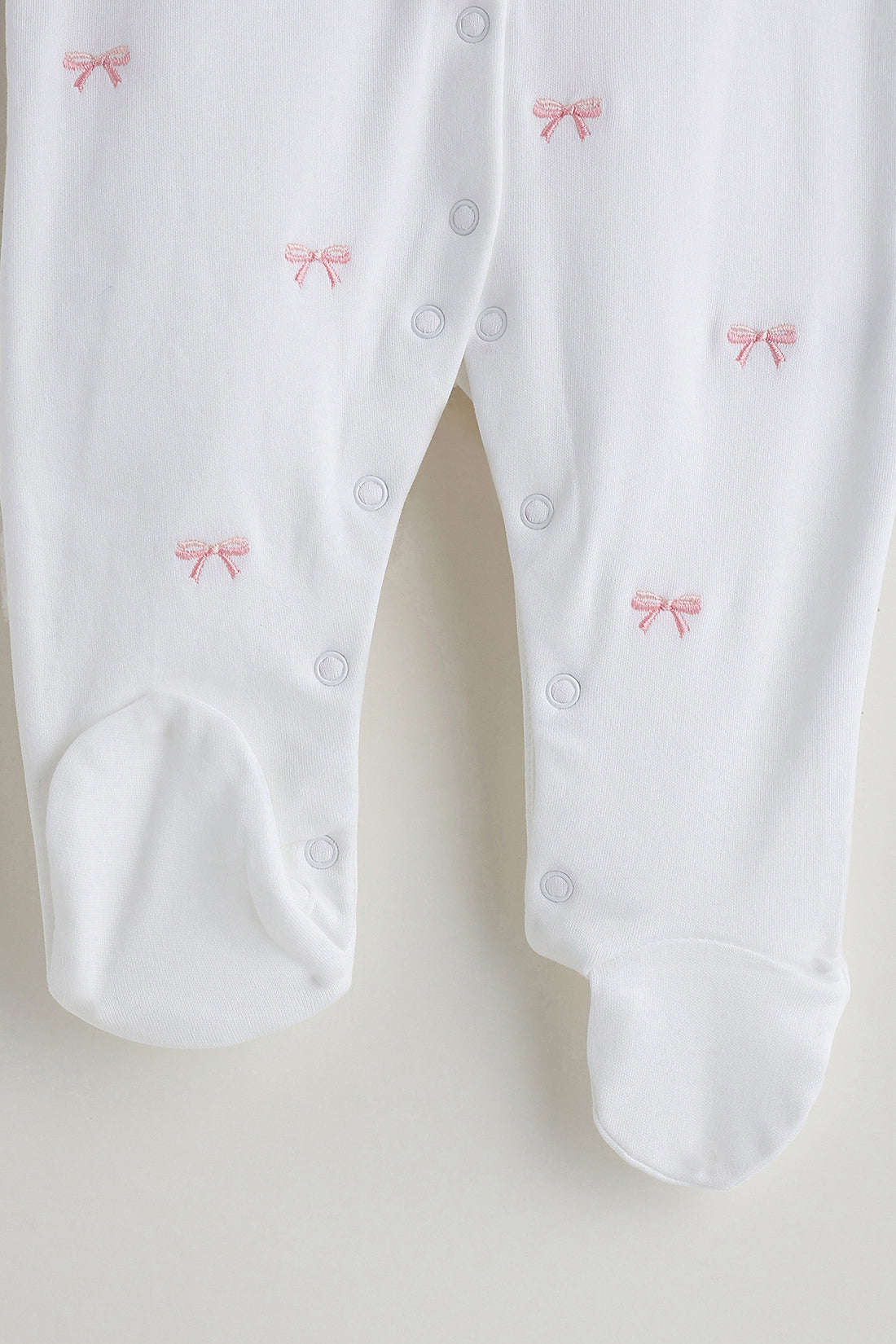 Kids Girls White Regular Fit Full Sleeve Solid Bodysuit by One Friday