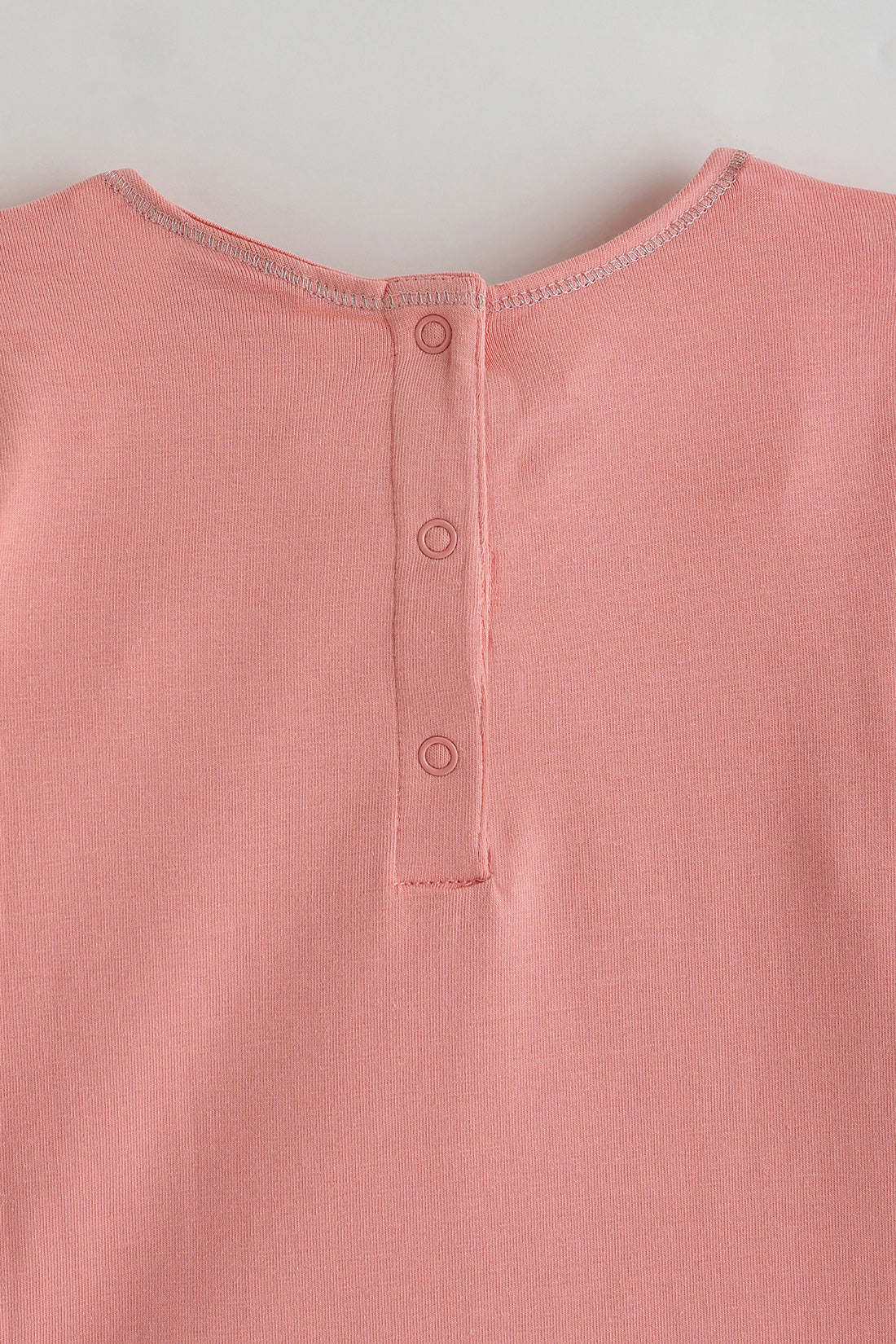 Kids Girls Pink Regular Fit Full Sleeve Solid Top with Leggings by One Friday