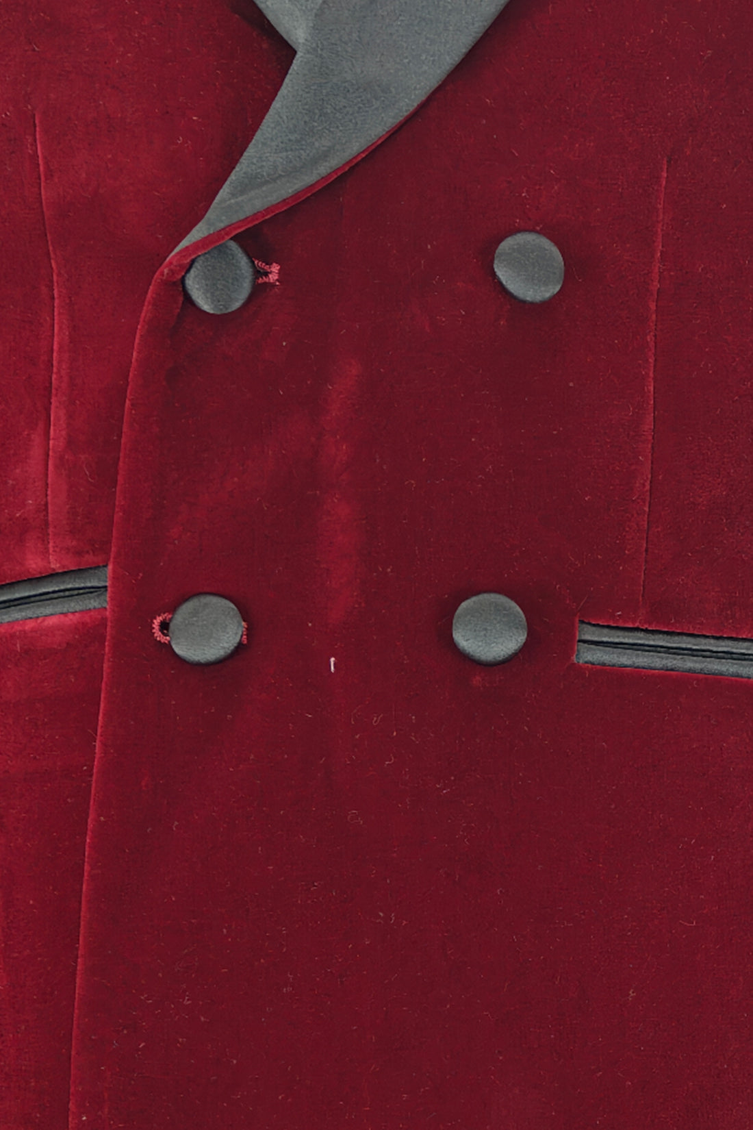 Boys Burgundy Velvet Regular Fit Suit