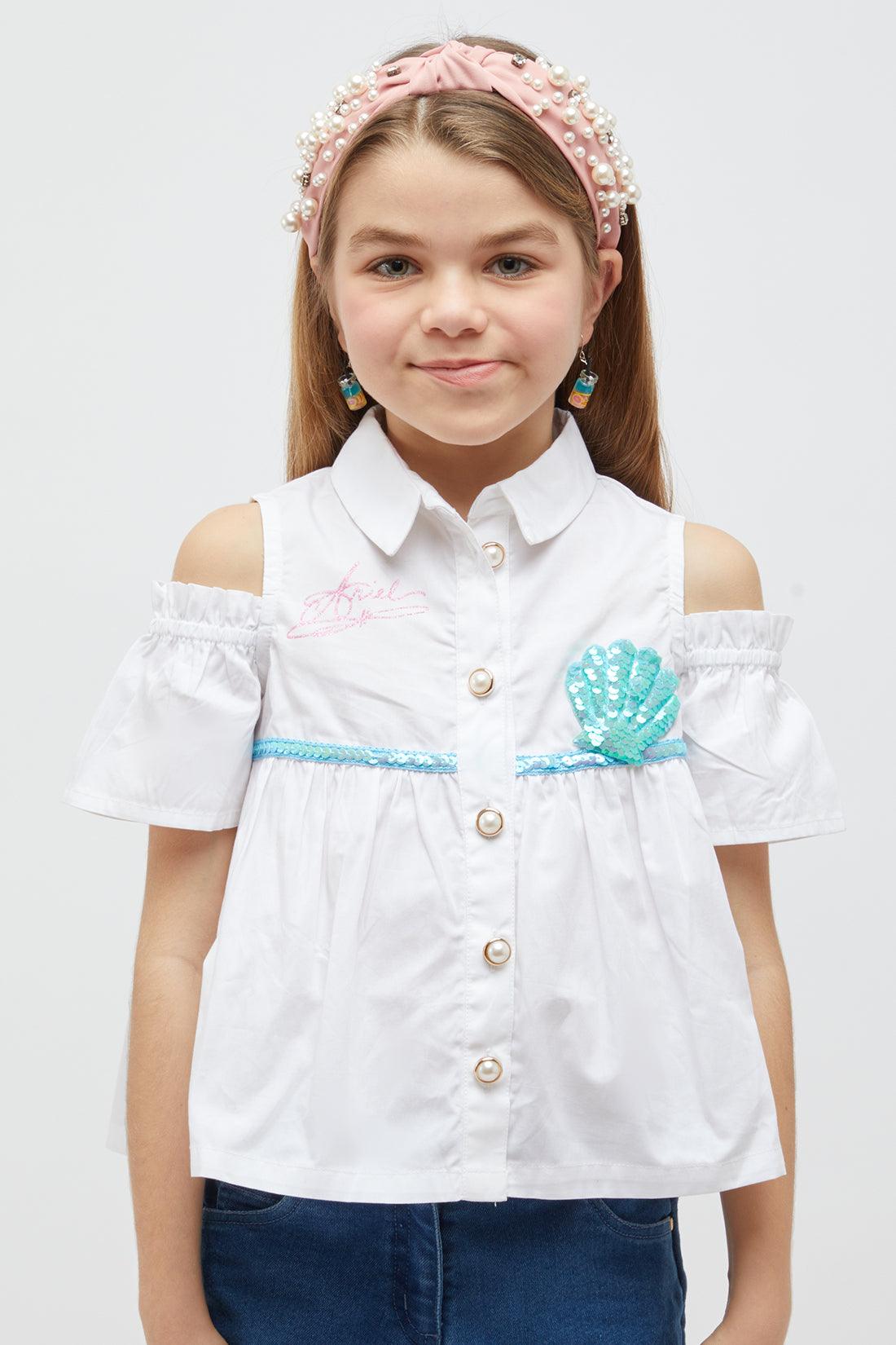 One Friday Off White Mermaid Top - One Friday World