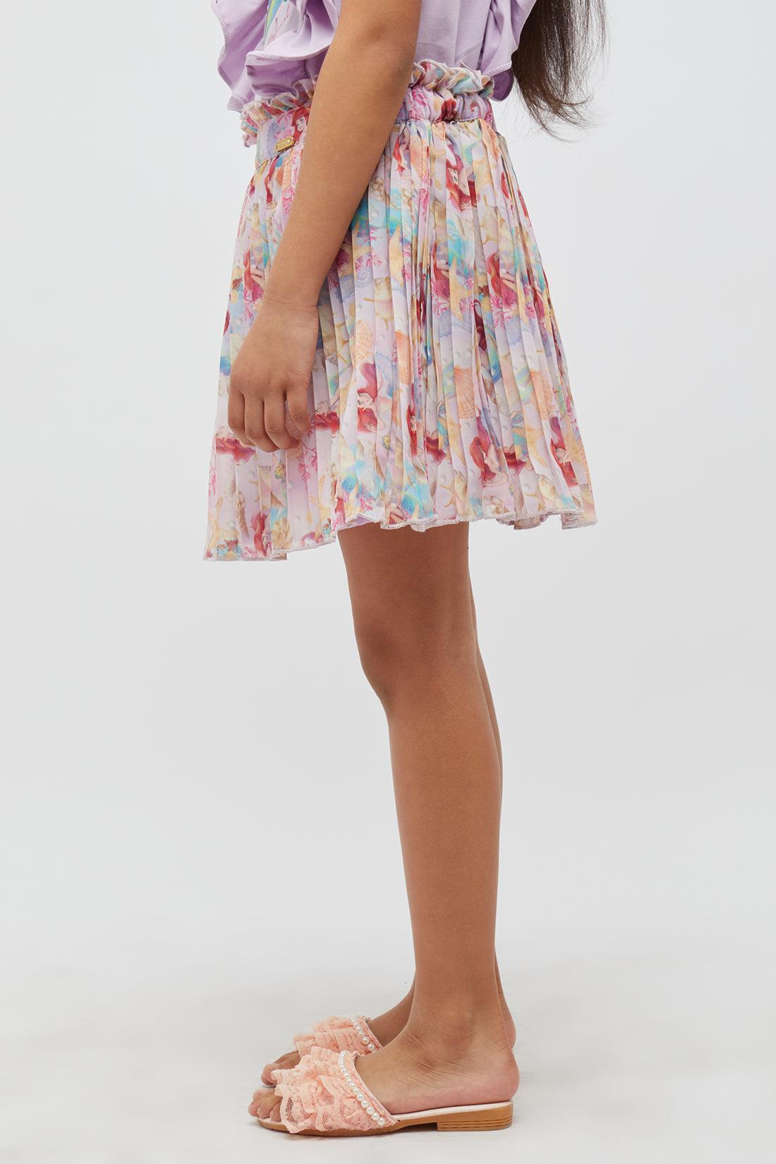 One Friday Pink Pleated Skirt - One Friday World