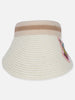 One Friday Off White Solid Sunhat