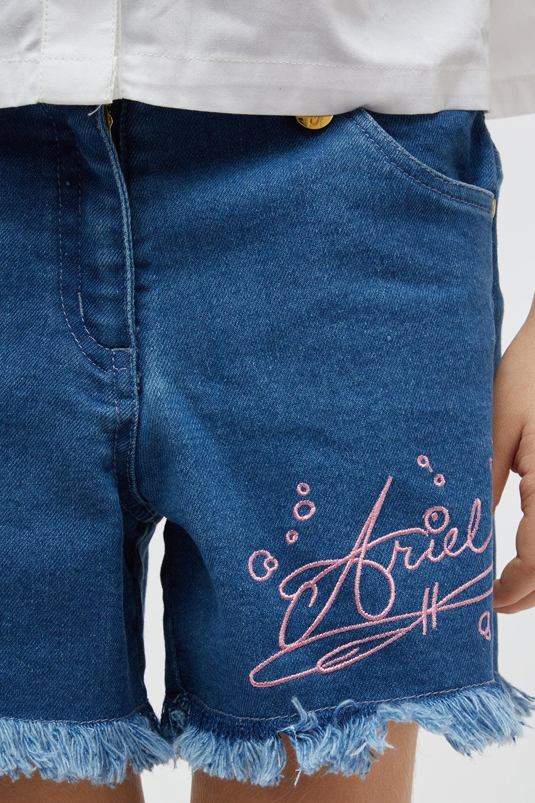 One Friday Classic Blue Denim Shorts - One Friday World