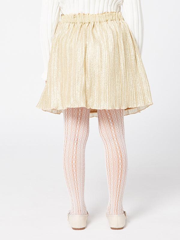 One Friday Gold Solid Skirt - One Friday World