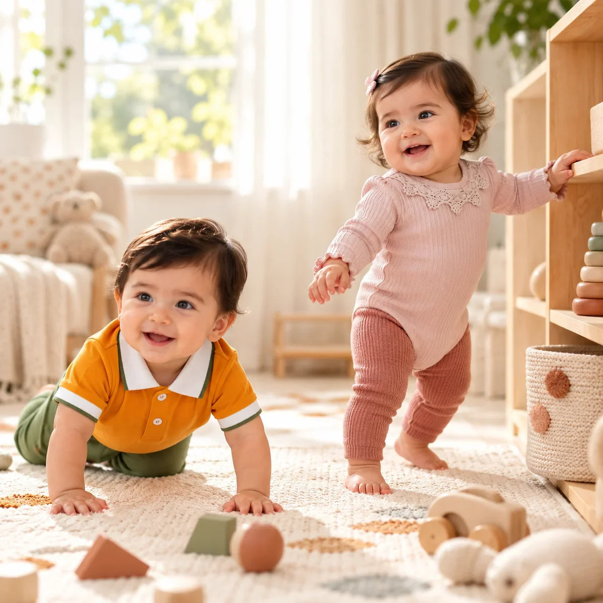 babies trying to walk 