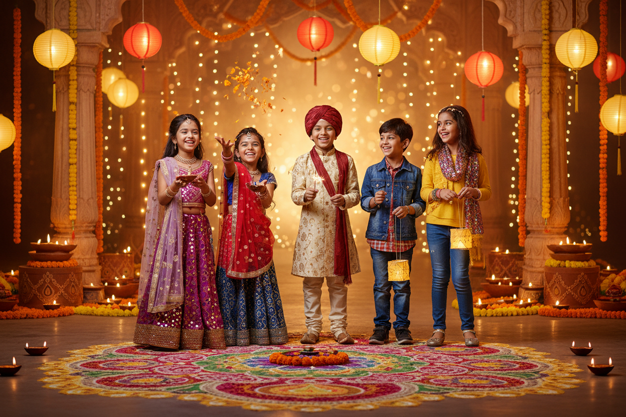 Best Ethnic Wear Options for Kids for Diwali