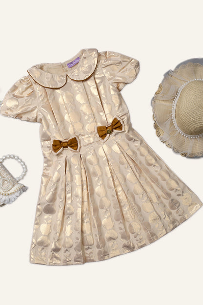 Girls Golden Apple Dress