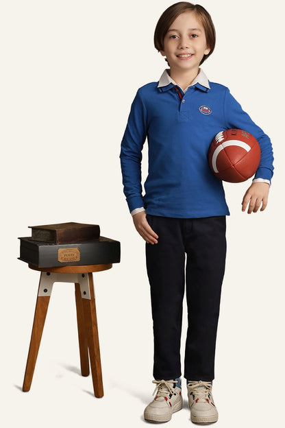 Boys Blue Polo T-shirt