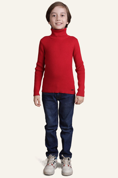 Boys Red Jumper