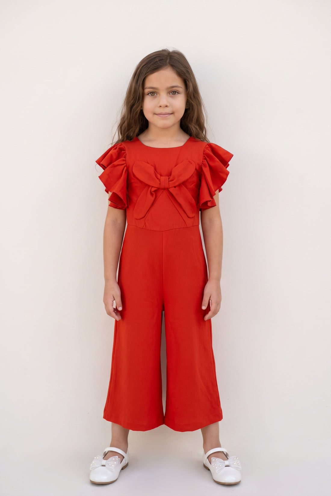 Rust Moss Square Neck Sleeveless Jumpsuit