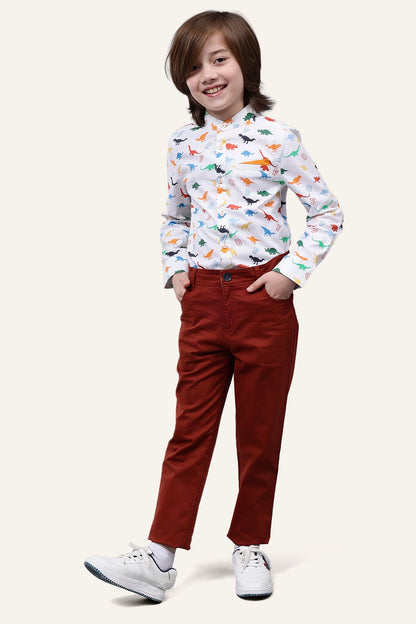 Boys Brown Trouser