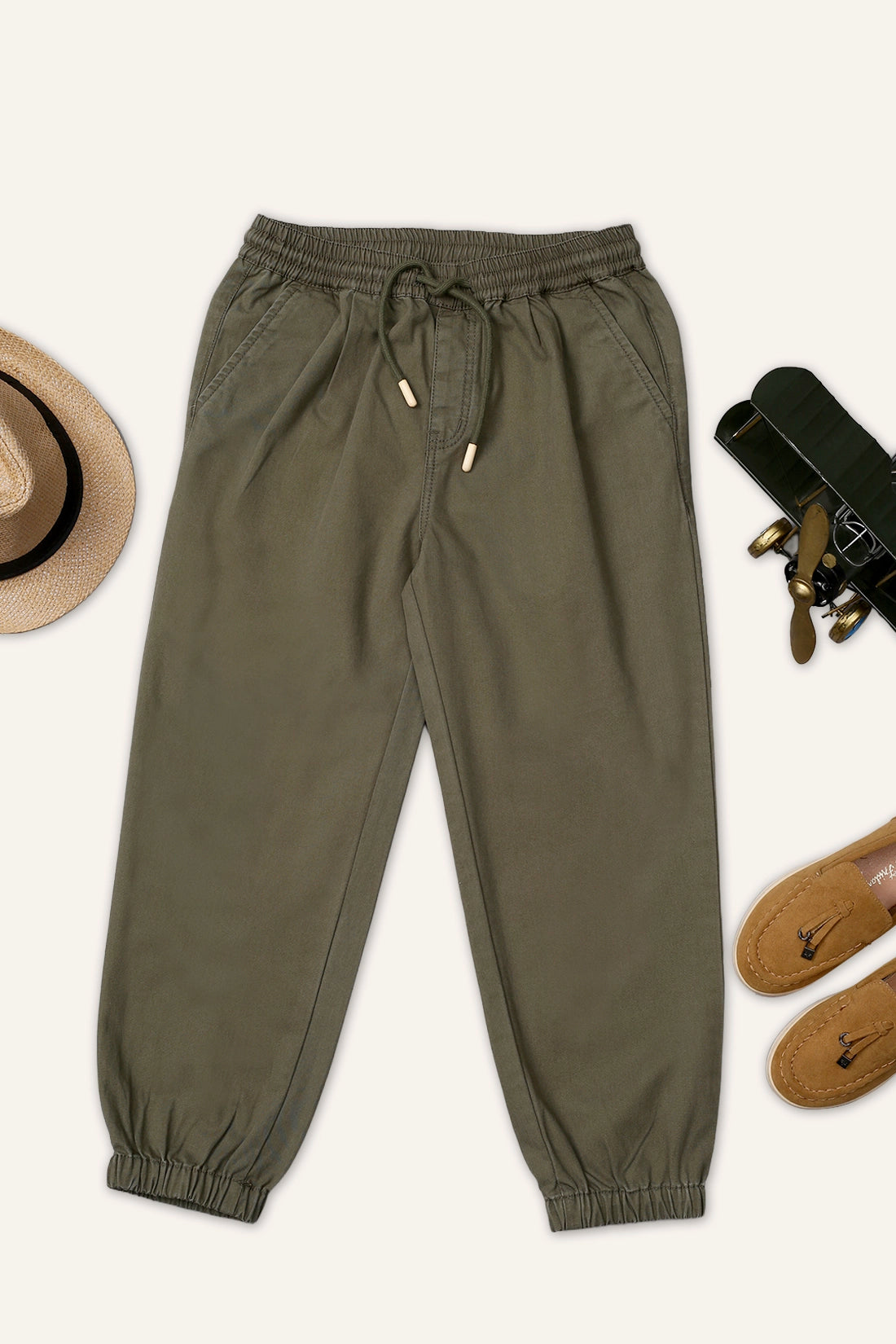 Boys Sage Green Jogger
