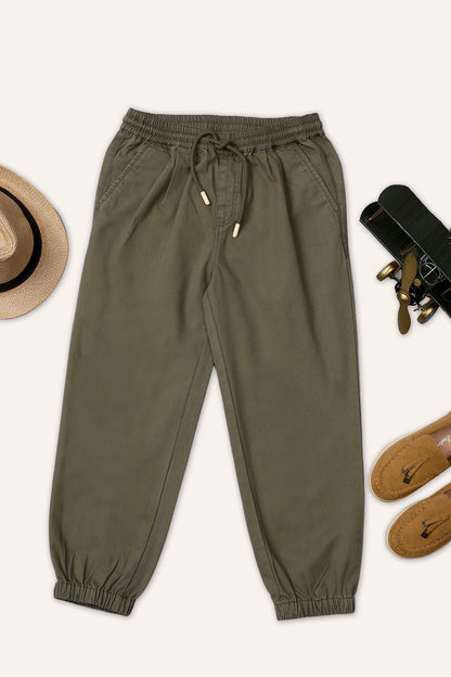 Boys Sage Green Jogger