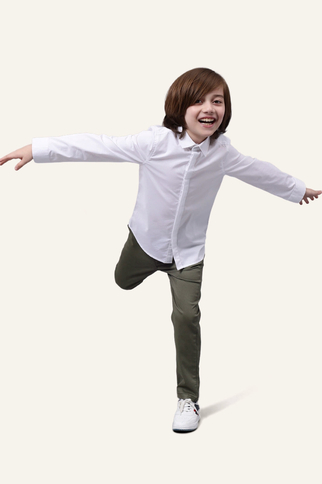 Boys Collared Shirt with Bow