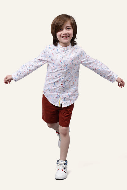 Boys White Shirt
