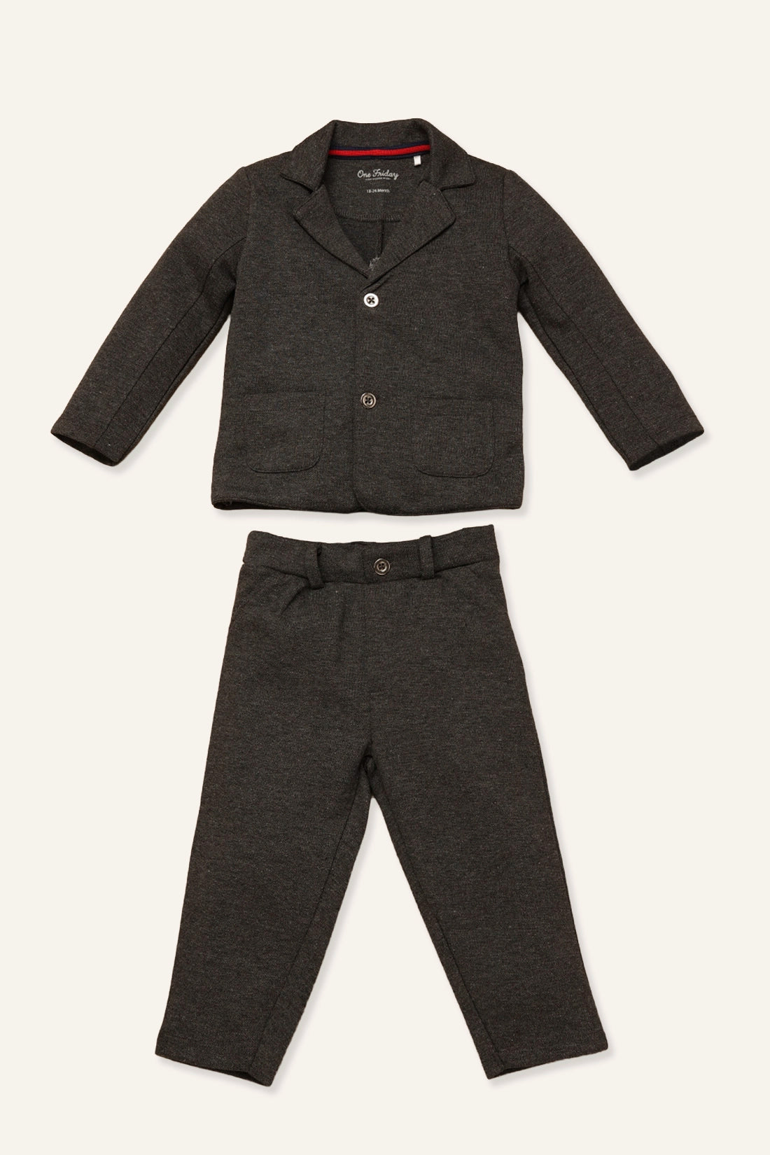 Baby Boys Grey Two Piece Suit