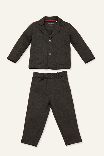 Baby Boys Grey Two Piece Suit
