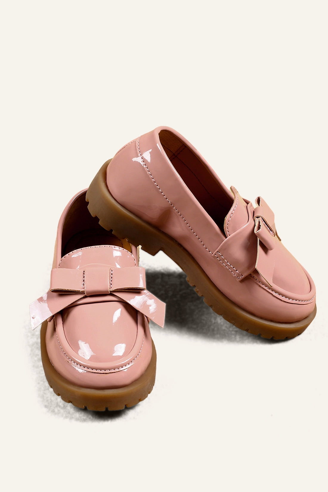 Girls Pink Casual Loafers