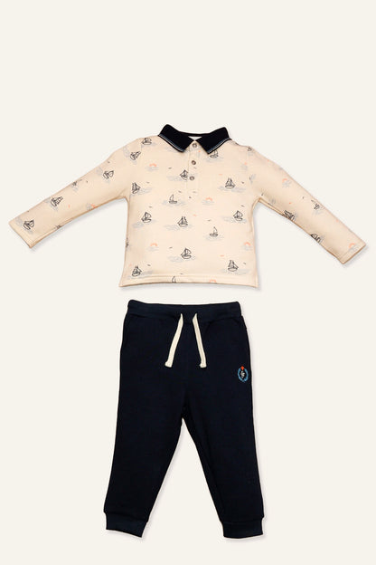 Baby Boys T-Shirt With Track Pant Set
