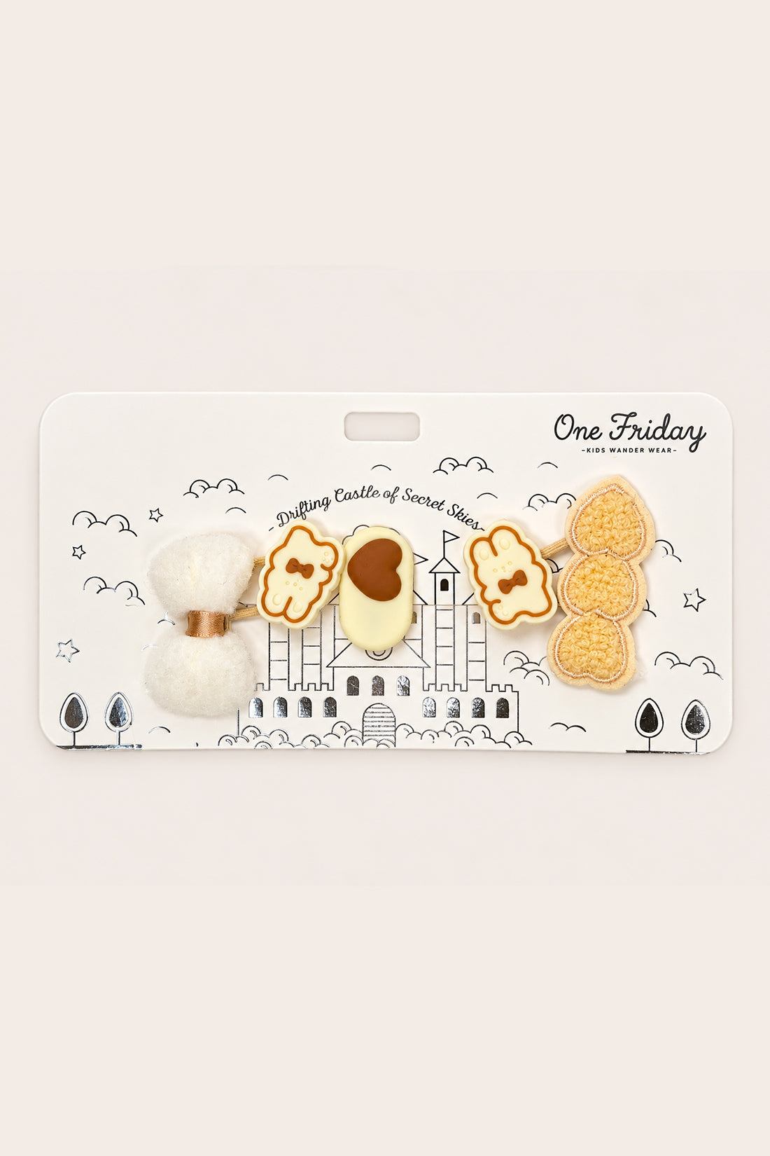 Girls Multicolour Metal Hair Clips With Solid Design