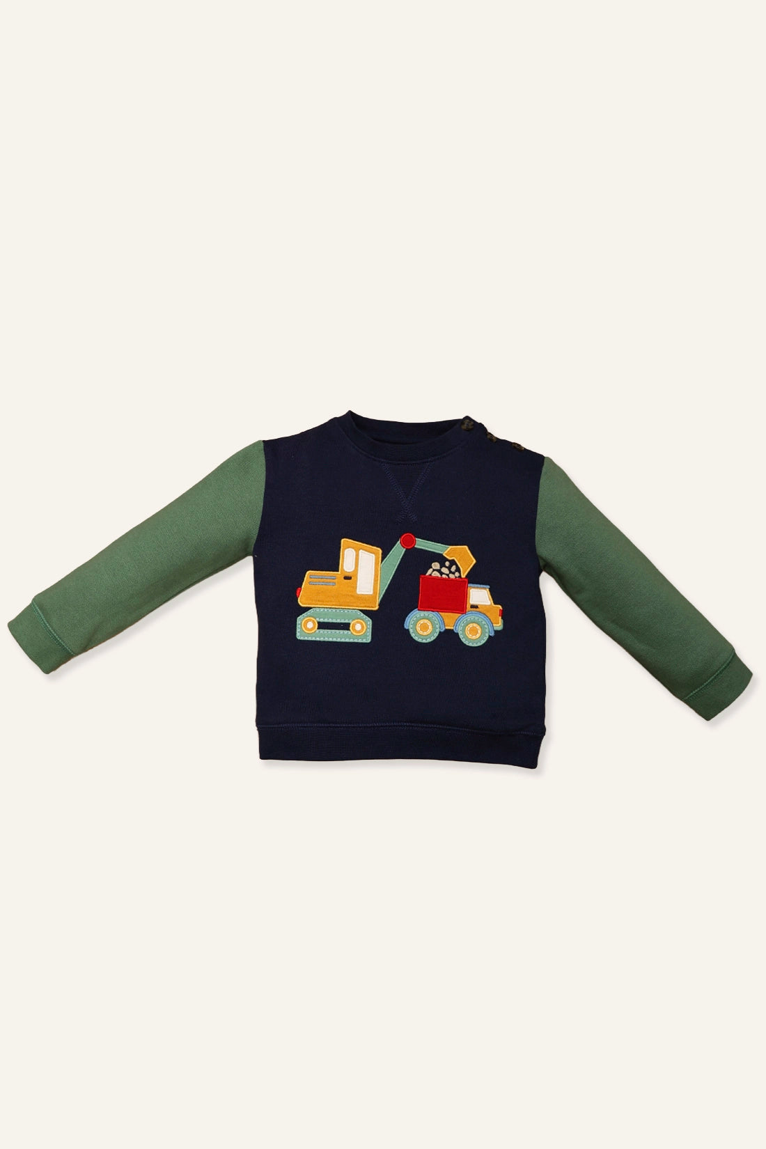 Baby Boys Blue & Green Sweat Shirt