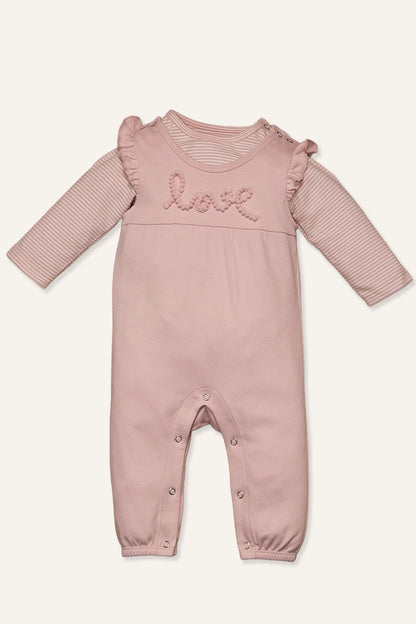 Baby Girls Pink Bodysuit