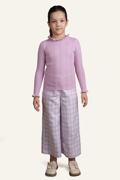 Girls Lilac Jumper
