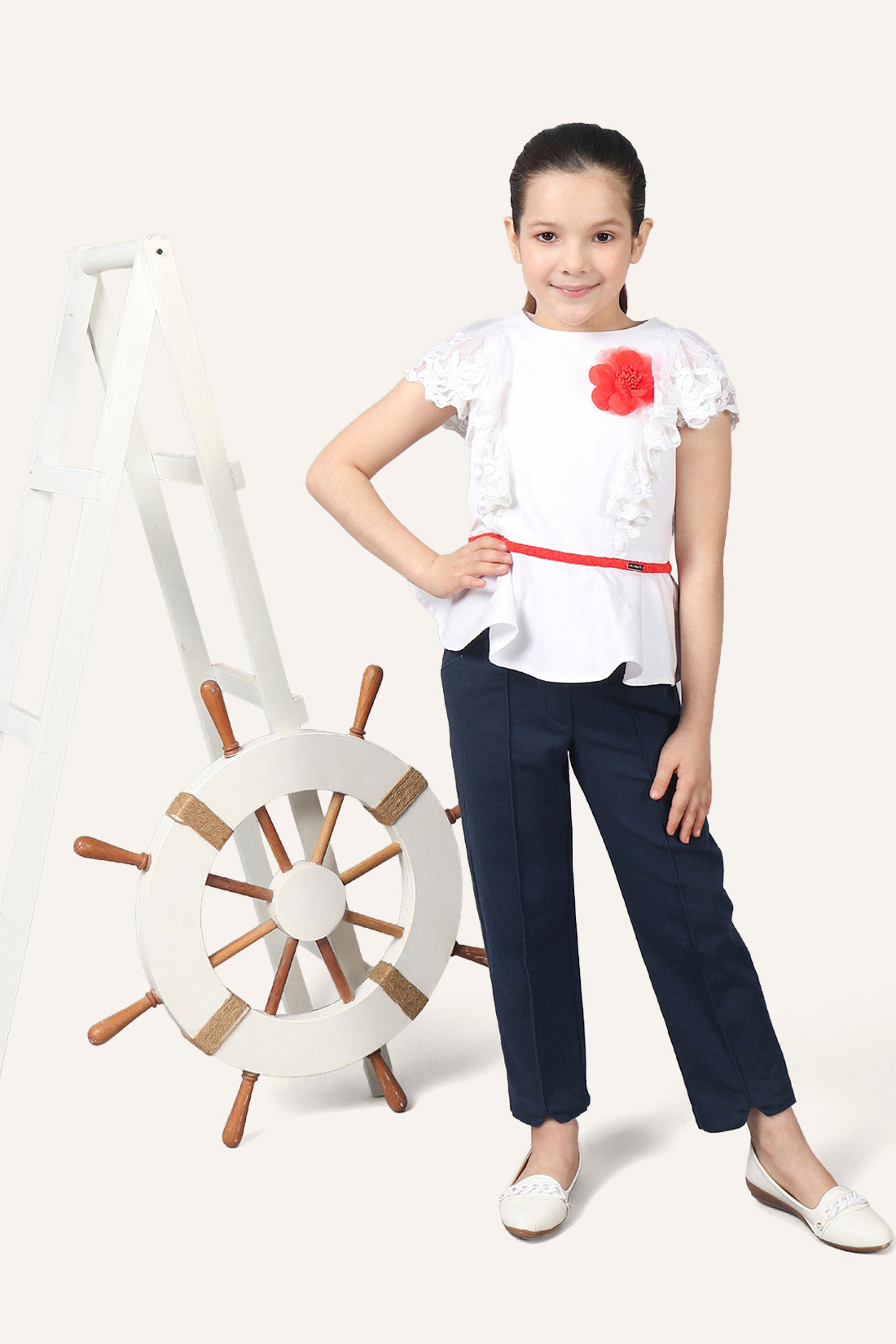 Girls Navy Blue Pants