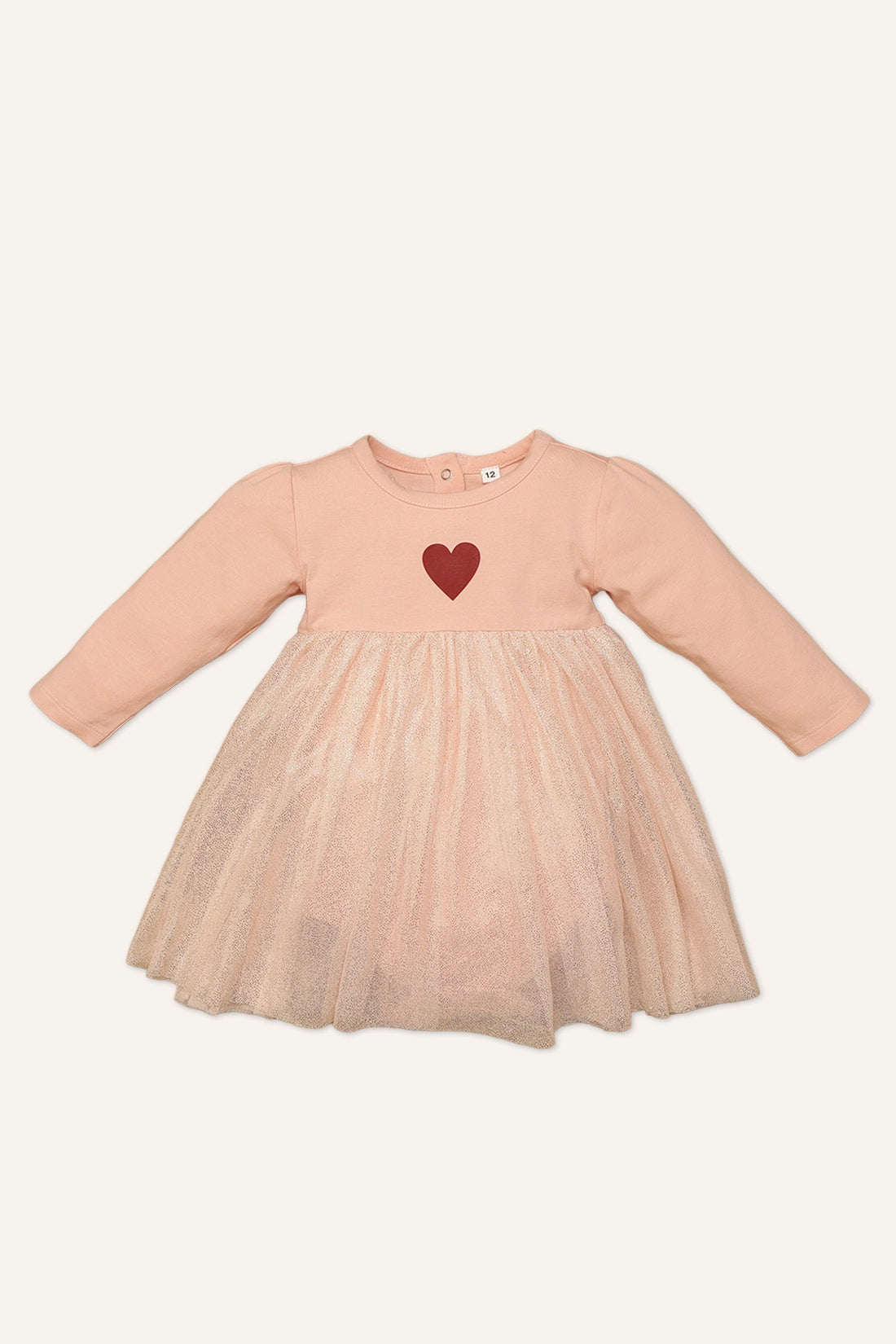 Baby Girls Peach Dress