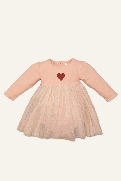 Baby Girls Peach Dress