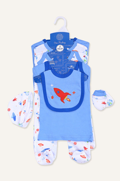 Baby Boys Blue With Multi Color Gift Sets