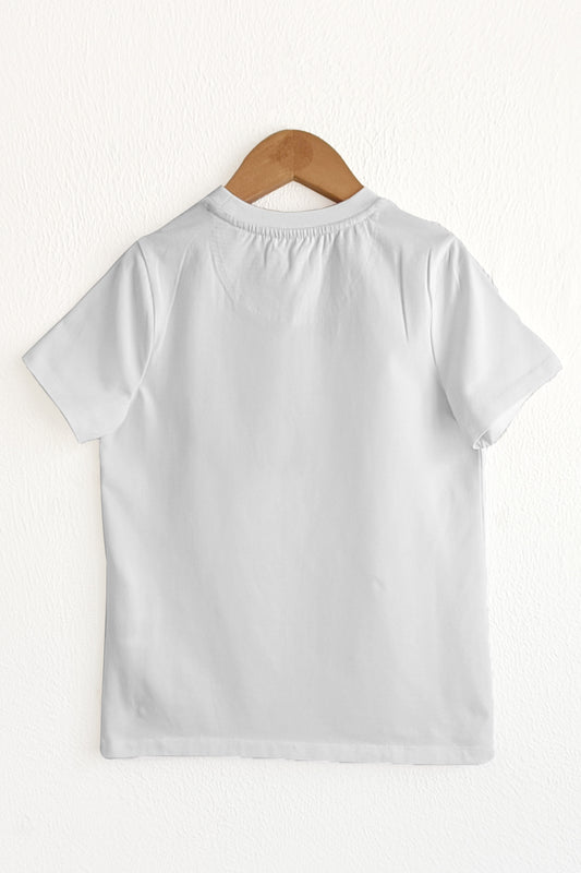 White Tee With Big Graphic