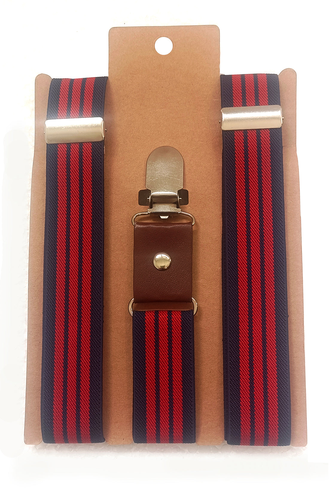 One Friday Red Stripes Suspender