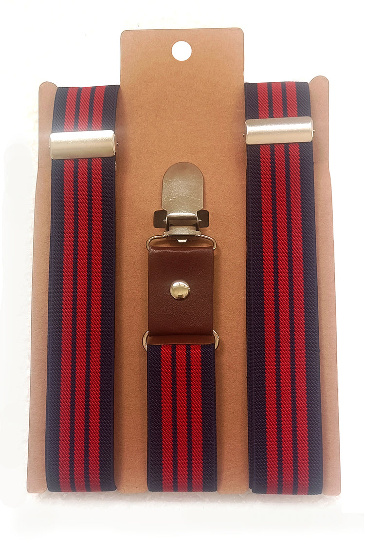 OF Red Stripes Suspender